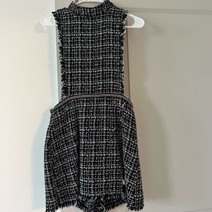Zara black and white Romper
